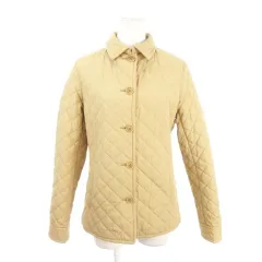 ラルフローレン RALPH LAUREN キルティングジャケット 上着 7 茶 ライトブラウン シャツカラー 長袖 /MN11 ■GY61