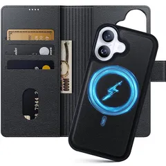 【新品】 NIMASO iPhone 17 用 ケース 手帳型 分離式 プレミアムPUレザーケース MagSafe対応 マグネット充電対応 携帯カバー カード収納 全面保護 耐衝撃 いPhone 17 カバー 保護ケース 磁力強化 傷付き防止 スタンド機能 1