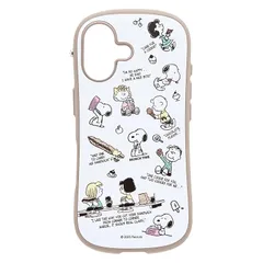 【新品】 iFace First Class Cafe PEANUTS/ピーナッツ スヌーピー iPhone 17ケース MagSafe 対応 MagSynq (MUNCH TIME/総柄)【アイフェイス アイフォン17 用 iphone17 カバー 耐衝撃 
