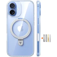 【新品】 TORRAS iPhone 17 用 ケース【11年の匠心設計・3in1多機能スタンド】 黄変ゼロ 【3倍米軍規格MIL・Magsafe対応】カメラボタン 耐衝撃 急速充電対応 黄ばみなし 指紋防止 滑り止め 6.3インチ「Ostand Q1 G 1