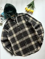 POLO RALPH LAUREN ヴィンテージ CHECK フード シャツ