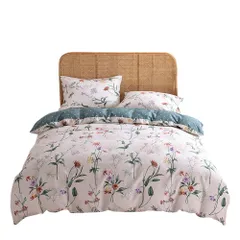 【新着商品】掛け布団カバー 《綿100％ YKKファスナー 150x210cm》掛けふとんカバー 通気性が良い 抗菌 防ダニ (LT02 シングル，単品売り)