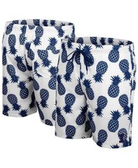 Colosseum Men's White Illinois Fighting Illini Pineapples Swim Shorts, White