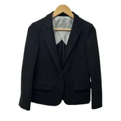 グリーンレーベルリラクシング ジャケット サイズ38 M レディース - 黒 一つボタン/ノッチドラペル/肩パッドなし/春/秋