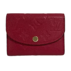 LOUIS VUITTON(ルイヴィトン) コインケース モノグラム・アンプラント美品  ポルトモネロザリ M81521 ローズポンディシェリ レザー、牛革