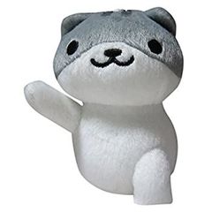 [중고] 고양이 아츠메 가방에 붙일 수 있는 큰 봉제인형 vol1 시로사바씨