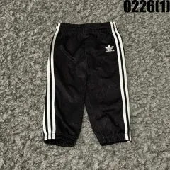 アディダス キッズ 3本線 トレーナー ズボン ブラック