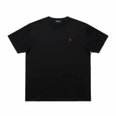 ポロ ラルフローレン レッド ロゴ 半袖 Tシャツ ブラック XL