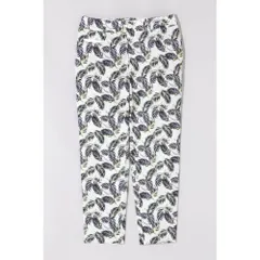 新品 St ANDREWS セントアンドリュース パームリーフプリント クロップドパンツ ゴルフウエア ホワイト 定価20,900円 3131554 [Sサイズ] 快適 動きやすい 上品 洗練 春夏 スポーツ 爽やかのサムネイル