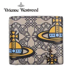 ヴィヴィアンウエストウッド Vivienne Westwood 財布 二つ折り ブラック ミニ財布 小銭入れ付き メンズ オーブマニア モノグラム ブランド 大人気 51010016
