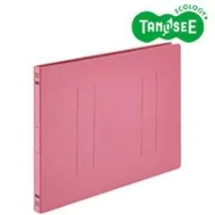 （まとめ）フラットファイル バインダー 2穴 E A4-E ピンク 10冊入 10パック