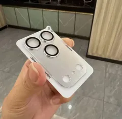 カメラレンズカバー iPhone メタル シルバー アルミ レンズ保護 軽量 おしゃれ