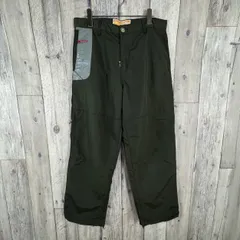 LRG エルアールジー ダークグリーン 裾サイドジップ ドローコード ナイロン パンツ メンズ L サイズのサムネイル