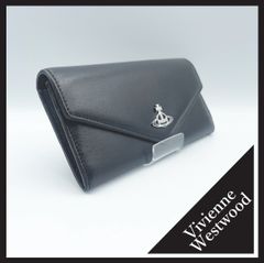 Vivienne Westwood 長財布 ブラック オーブ - メルカリ