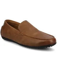 バンス メンズ シューズ スリッポン・ローファー Vance Co Mensergio Comfort Loafers Walnut