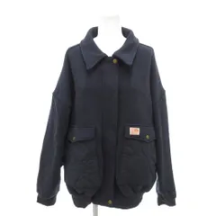 クラシカル エルフ Classical Elf Java ジャバコラボ キルティング×裏起毛 オーバーサイズ 切替ブルゾン M 紺 ネイビー /YJ ■GY61