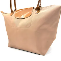 【良品】Longchamp Le Pliage shoulderbag ロンシャン ルプリアージュ ショルダーバッグ ナイロン素材 牛革 A4収納可能
