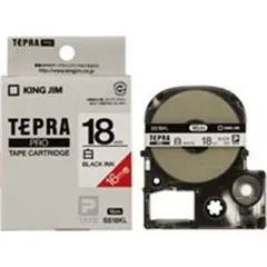 キングジム テプラ PROテープ/ラベルライター用テープ 〔18mm〕 20個入り ロングタイプ SS18KL ホワイト(白)