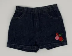 【新入荷!!】☆セット割対応☆ ミキハウス ベビー ショートパンツ デニム 90cm （1936）