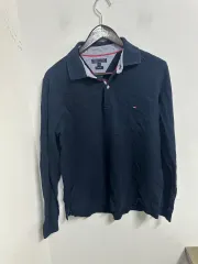 アラビヤヴィンテージ Tommy Hilfiger トミーヒルフィガー ネイビー 長袖 ポロシャツ 100