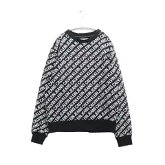 【中古B】CALVIN KLEIN JEANS カルバンクライン ジーンズ S メンズ オールオーバー モノグラム スウェット ZM01917 総柄 黒 白 中古B 古着