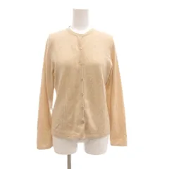 ラムズ RAMUZ カーディガン M ニット 長袖 カシミヤ ベージュ /AE ■GY59