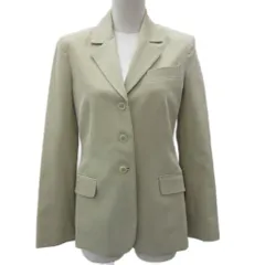 セオリー Theory テーラードジャケット ミドル丈 シングルボタン 総裏地 2 ベージュ /SM5 ■GY61