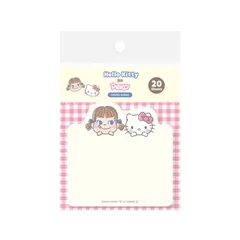 古川紙工 サンリオキャラクターズ x ぺこちゃん 型抜き付箋 チェックB QF260