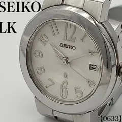 稼働品 Working item セイコー ルキア SEIKO LUKIA 腕時計 レディース Ladies クォーツ Quartz デイト カレンダー 7N82-0CN0 シルバー文字盤 ラウンドフェイス 三針 ウォッチ 0633