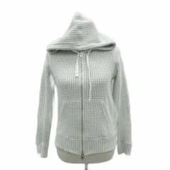 シーグリーン Seagreen ジャケット パーカー ダブルジップ 白 ホワイト グレー ワッフル生地 /MA15 ■GY58