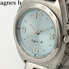 稼働品 Working item アニエスベー agnes b. 腕時計 レディース Ladies クォーツ Quartz 1N01-0AM0 アナログ ラウンドフェイス シルバー シンプル 仕事 プライベート ウォッチ セイコー製　0503のサムネイル