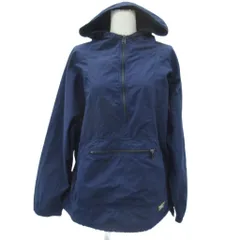 エルエルビーン L.L.BEAN アノラックパーカー 紺 ネイビー ハーフジップ ナイロン /SM1 ■GY58