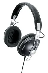 【中古】「非常に良い」パナソニック ステレオヘッドホン ブラック RP-HTX7-K