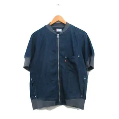 リーバイス Levi's ジャンパー ブルゾン Gジャン デニム 半袖 L ブルー 青 /KT10