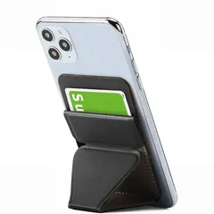 スマホスタンド カードケース スマホ背面スタンド 背面カード収納 薄型 軽量 折り畳み式 粘着型 iPhone AQUOS Xperia Galaxy 0