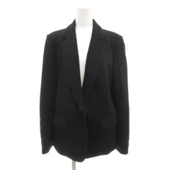 レオナール LEONARD Fashion テーラードジャケット シングル 総裏地 40 黒 ブラック /UO ■GY61