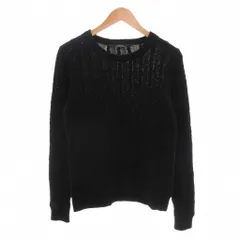 ジャーナルスタンダード レリューム JOURNAL STANDARD relume ニット セーター ウール カシミヤ混 S 黒 ブラック ラウンドネック 長袖 /NL ■GY06