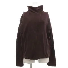 アディダス バイ ステラマッカートニー adidas by Stella McCartney ジャケット M ブラウン ハイネック 斜めジッパー 長袖 /SX ■GY66