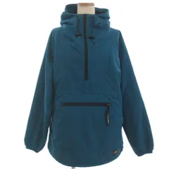 エルエルビーン L.L.BEAN アノラック パーカー プルオーバー ジャケット ハーフジップ 青緑 S ■ECT