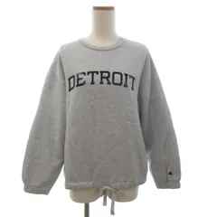 チャンピオン CHAMPION クルーネックスウェットシャツ トレーナー 長袖 裏起毛 プリント CW-Y010 グレー M