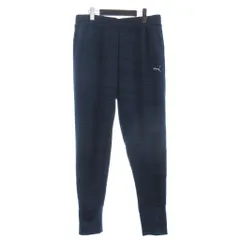 プーマ PUMA ストレッチパンツ ロゴ 青 ブルー XL
