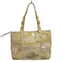 コーチ COACH トートバッグ 肩がけ 15748 総柄 レザー ベージュ 鞄 