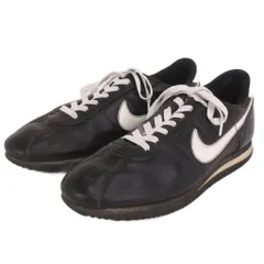 ナイキ NIKE ヴィンテージ 90s コルテッツ スニーカー ローカット レザー 黒 ブラック 25.5cm位 靴 ☆AA★