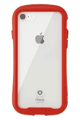 iFace Reflection iPhone SE(第3世代/第2世代)/8/7 ケース クリア 強化ガラス (レッド)【アイフォーンse3 アイフォンse2 アイフォン8 カバー 透明 耐衝撃 米国MIL規格取得 ストラップホール付き】e f64bbce5