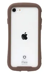 iFace Reflection iPhone SE(第3世代/第2世代)/8/7 ケース クリア 強化ガラス (ブラウン)【アイフォーンse3 アイフォンse2 アイフォン8 カバー 透明 耐衝撃 米国MIL規格取得 ストラップホール付き】 e87dedde