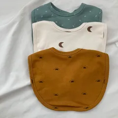 くすみカラー　韓国風　スタイ　よだれかけ　男の子　セット　まとめ売り　ベビー