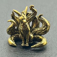 商売繁昌、金運上昇】九尾の狐② 真鍮 置物 インテリア - メルカリ