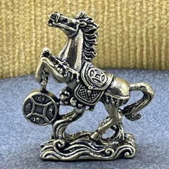 KM080 馬 置き物 干支 うま ウマ インテリア 真鍮 置物 オブジェ 午