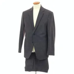 【中古】セオリー theory ナイロン ジャージー 2つボタンスーツ グレー【サイズ上40/下32】【メンズ】