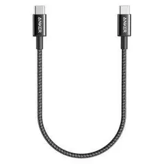 【新品・3営業日で発送】ANKER アンカー Anker 331 New Nylon USB-C to USB-C Cable 0.3m (ブラック)(A8751511)
